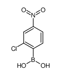 2-chloro-4-nitrophenylboronic acid Structure