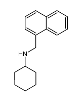 N-(naphthalen-1-ylmethyl)cyclohexanamine结构式