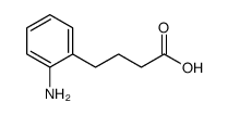 4-(2-Aminophenyl)butyric acid Structure