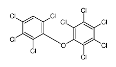 1,2,3,4,5-pentachloro-6-(2,3,4,6-tetrachlorophenoxy)benzene Structure