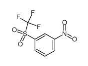 1-nitro-3-(trifluoromethylsulfonyl)benzene结构式