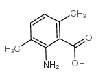 2-氨基-3,6-二甲基苯甲酸结构式