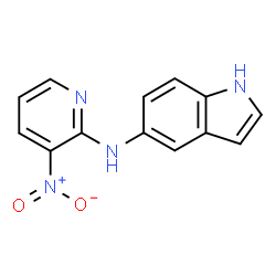 5-(3-nitropyrid-2-ylamino)-1H-indole structure