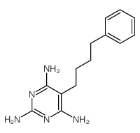 2,4,6-Pyrimidinetriamine,5-(4-phenylbutyl)-结构式