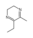 2-ethyl-5,6-dihydro-3-methylpyrazine Structure