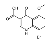 8-Bromo-4-hydroxy-5-methoxy- quinoline-3-carboxylic acid picture