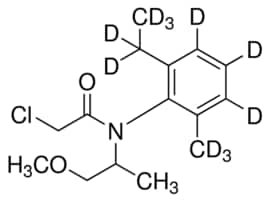 Metolachlor-(2-ethyl-6-methylphenyl-d11)结构式