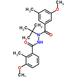 3-Methoxy-5-Methyl-benzoic acid N-tert-butyl-N'-(3-Methoxy-2-Methyl-benzoyl)-hydrazide Structure