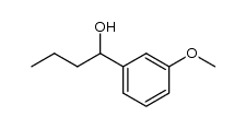 1-(3-methoxyphenyl)butan-1-ol结构式