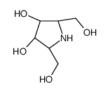 (2R,3R,4S,5R)-2,5-bis(hydroxymethyl)pyrrolidine-3,4-diol Structure