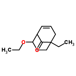 Bicyclo[3.3.1]non-2-en-9-one, 8-ethoxy-5-ethyl- (9CI) Structure