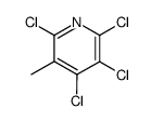 2,3,4,6-tetrachloro-5-methyl-pyridine结构式