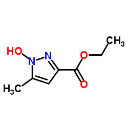 1H-Pyrazole-3-carboxylicacid,1-hydroxy-5-methyl-,ethylester(9CI)结构式