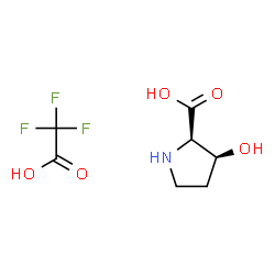 顺-3-羟基吡咯烷-2-羧酸; 三氟乙酸图片