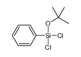 dichloro-[(2-methylpropan-2-yl)oxy]-phenylsilane结构式