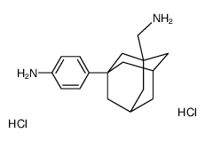 4-[3-(aminomethyl)-1-adamantyl]aniline dihydrochloride Structure