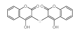 2-hydroxy-3-(2-hydroxy-4-oxo-chromen-3-yl)sulfanyl-chromen-4-one Structure