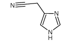 4(5)-氰甲基咪唑结构式