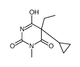 (5R)-5-cyclopropyl-5-ethyl-1-methyl-1,3-diazinane-2,4,6-trione Structure