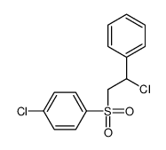 1-chloro-4-(2-chloro-2-phenylethyl)sulfonylbenzene结构式