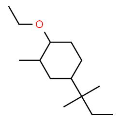 Cyclohexane, 4-(1,1-dimethylpropyl)-1-ethoxy-2-methyl- (9CI) structure
