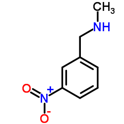 N-甲基-3-硝基苄胺结构式