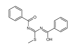 methyl N,N'-dibenzoylcarbamimidothioate Structure