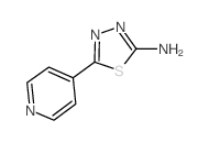 2-AMINO-5-(4-PYRIDINYL)-1,3,4-THIADIAZO Structure
