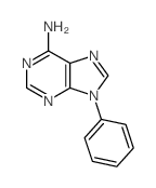 9-phenylpurin-6-amine结构式