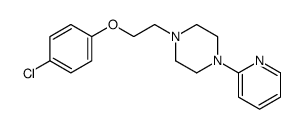 1-[2-(4-chlorophenoxy)ethyl]-4-pyridin-2-ylpiperazine Structure