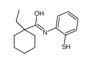 1-ethyl-N-(2-sulfanylphenyl)cyclohexane-1-carboxamide Structure