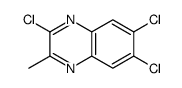 2,6,7-trichloro-3-methylquinoxaline结构式