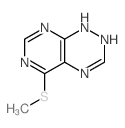 5-methylsulfanyl-2,4,7,9,10-pentazabicyclo[4.4.0]deca-2,4,7,11-tetraene结构式