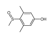 3,5-dimethyl-4-(methylsulfinyl)phenol结构式