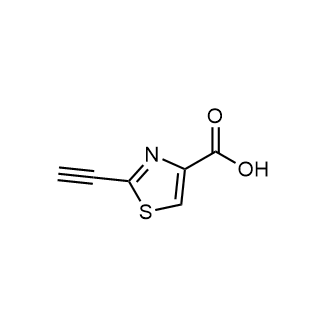 2-Ethynylthiazole-4-carboxylicacid Structure