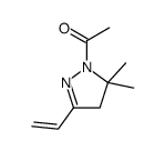 1-(3-ethenyl-5,5-dimethyl-4H-pyrazol-1-yl)ethanone结构式