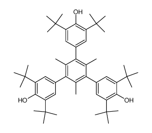 3,3'',5,5''-tetra-tert-butyl-5'-(3,5-di-tert-butyl-4-hydroxyphenyl]-2',4',6'-trimethyl[1,1':3',1''-terphenyl]-4,4'-diol结构式