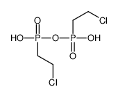 2-chloroethyl-[2-chloroethyl(hydroxy)phosphoryl]oxyphosphinic acid Structure