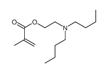 2-(dibutylamino)ethyl 2-methylprop-2-enoate结构式