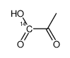 [14C]-Pyruvic acid Structure