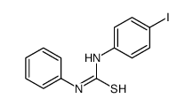 N-Phenyl-N'-(p-iodophenyl)thiourea结构式