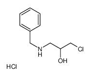 1-(Benzylamino)-3-chloro-2-propanol hydrochloride (1:1)结构式