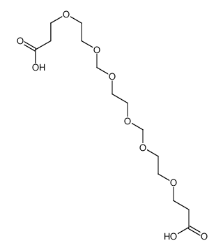 3-[2-[2-[2-(2-carboxyethoxy)ethoxymethoxy]ethoxymethoxy]ethoxy]propanoic acid结构式
