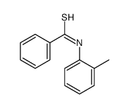 N-(2-methylphenyl)benzenecarbothioamide结构式