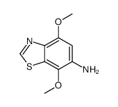 6-Benzothiazolamine,4,7-dimethoxy-(9CI) Structure