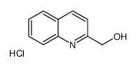 QUINOLIN-2-YLMETHANOL HYDROCHLORIDE Structure