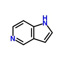 1H-吡咯并[3,2-c]吡啶结构式