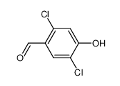 2,5-dichloro-4-hydroxybenzaldehyde结构式