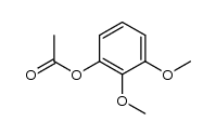 2,3-Dimethoxyphenol acetate Structure