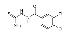 1-(3,4-dichloro-benzoyl)-thiosemicarbazide Structure